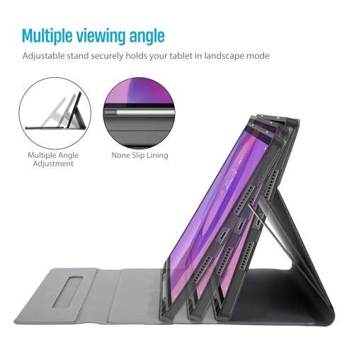 Tablet Case with Keyboard Compatible with 2025 Lenovo Idea Tab Plus 12.1
