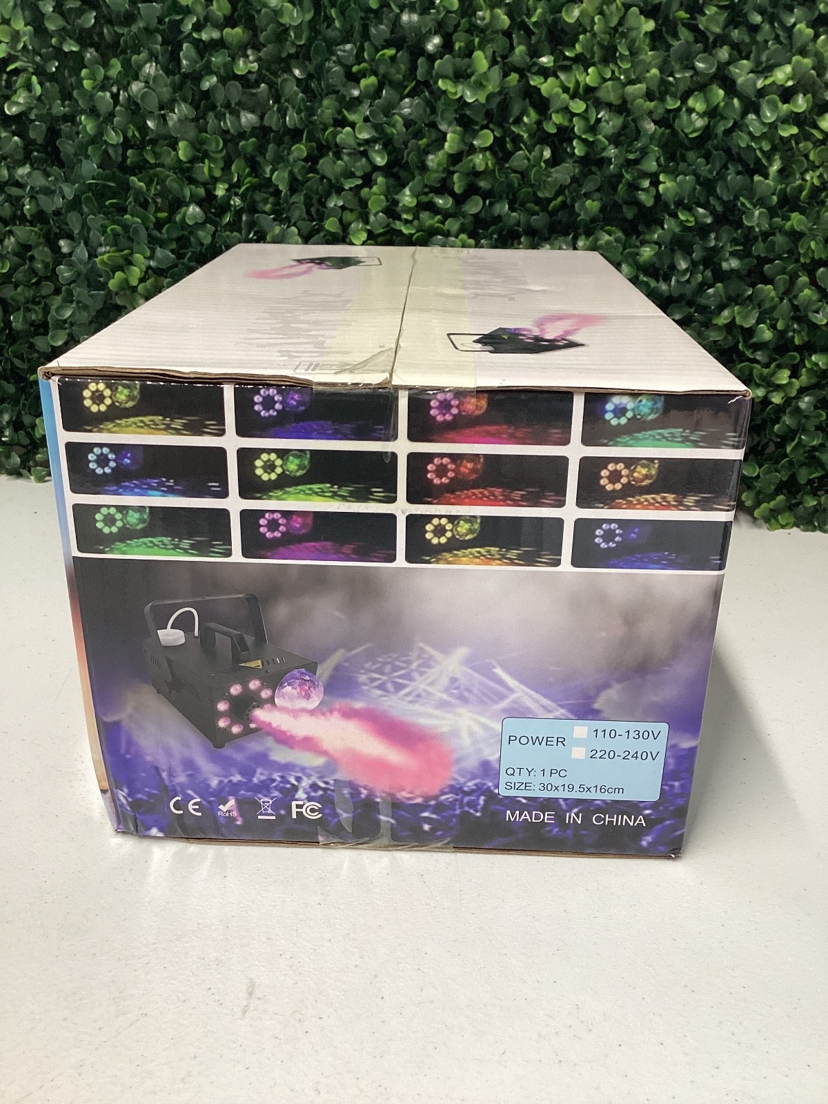 Fog Machine with Colorful Light Effects