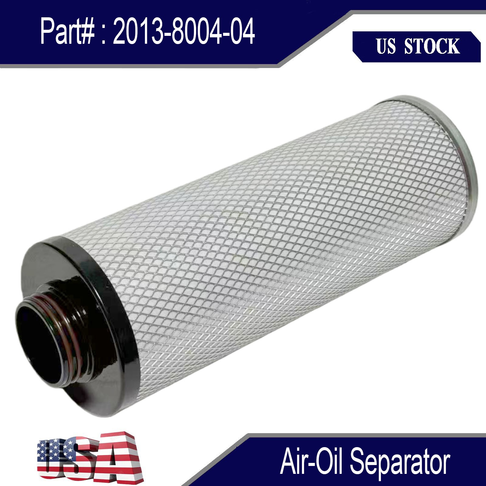 2013-8004-04 New Air-Oil Separator Fit For Quincy 2013800404 US Stock