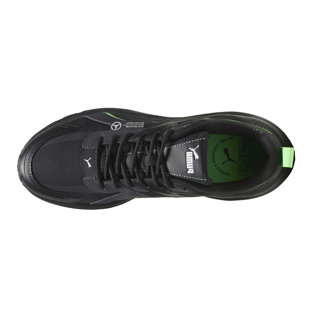 PUMA Mercedes Amg Petronas F1 X Hypnotic Ls Lace Up Mens Black Sneakers Casual