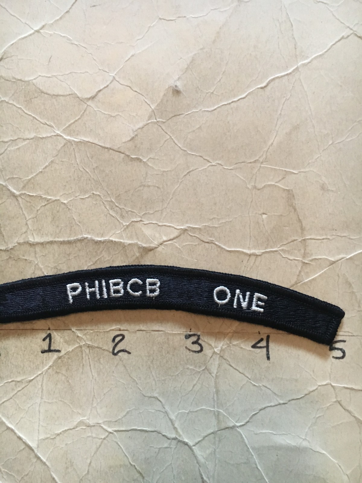 US NAVY SHOULDER STRIP TAB rocker Patch PHIBCB One
