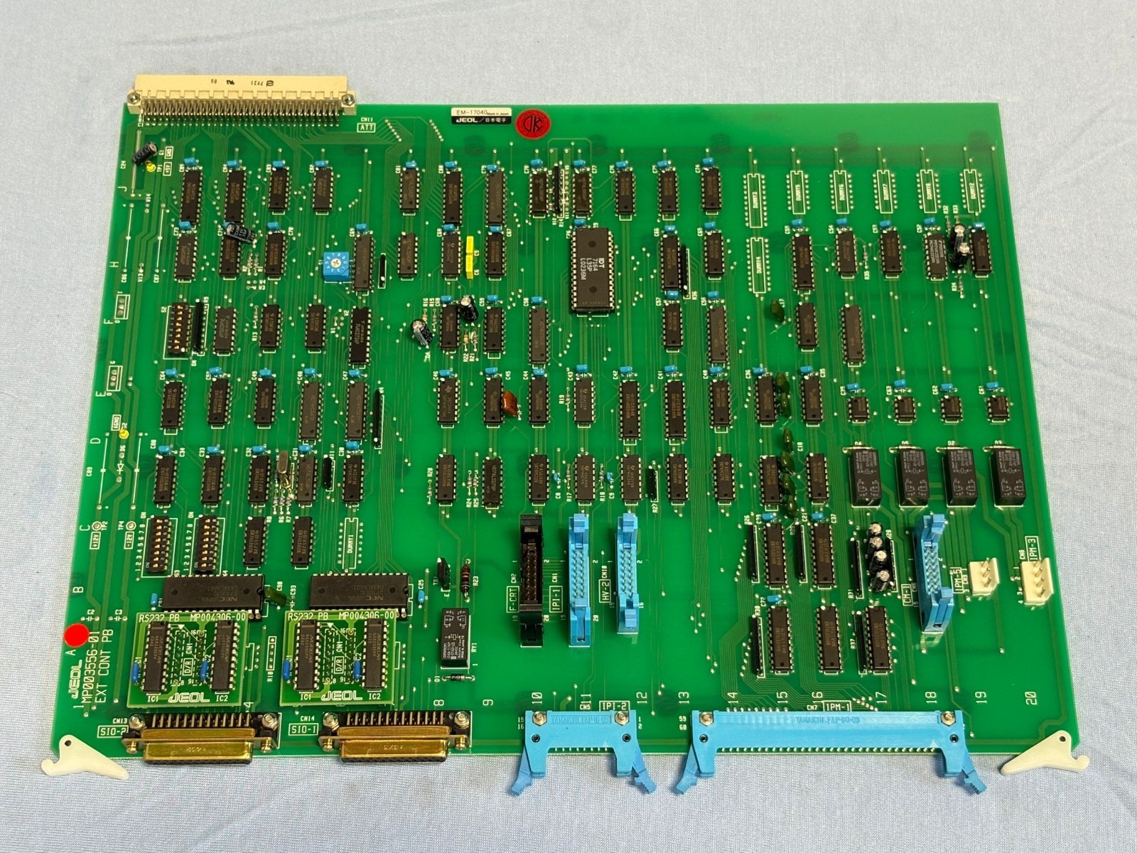 Jeol EX CONT PB PCB Board MP003556-01, EM-17040 for JEM-1011 TEM Microscope