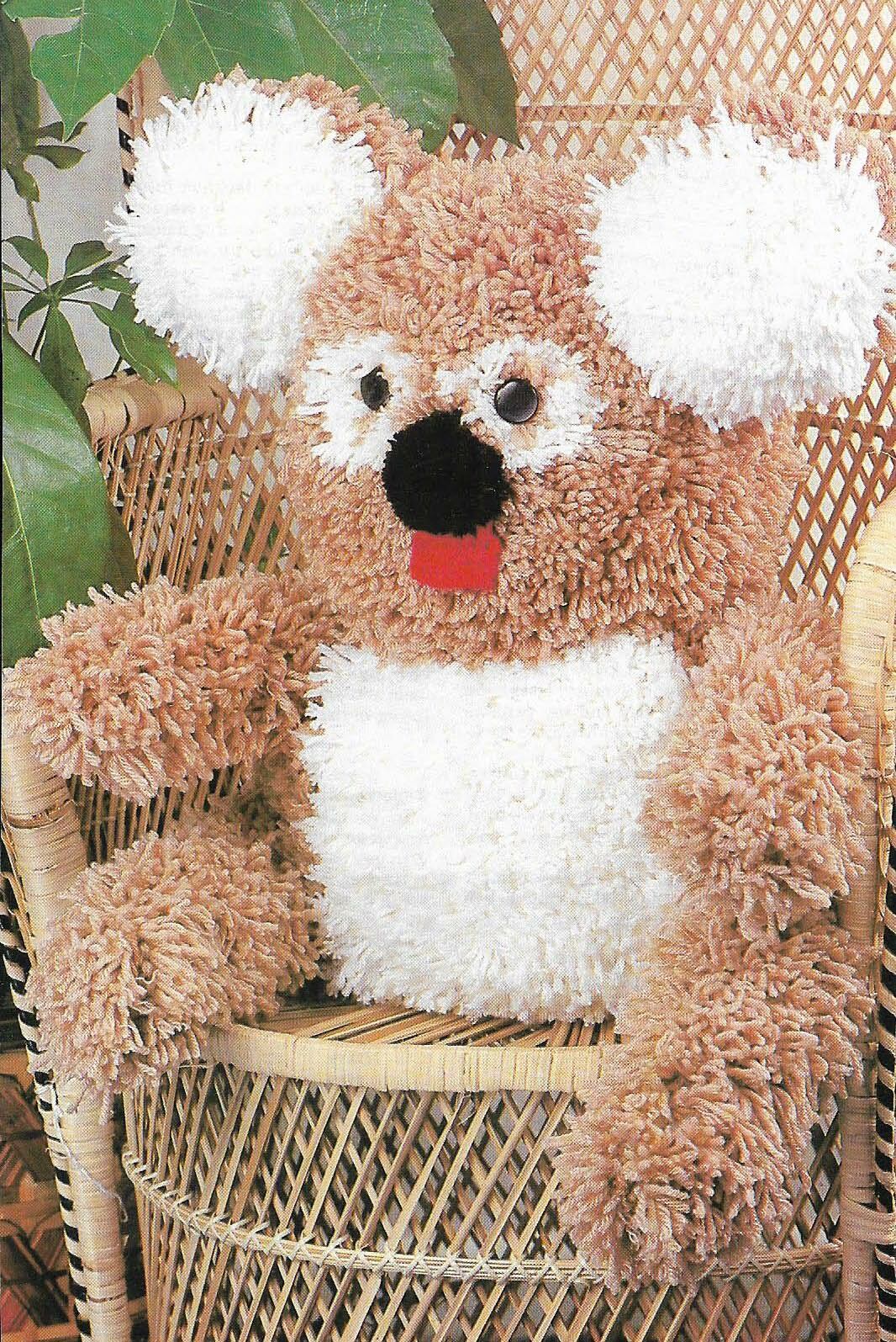 CUDDLY KOALA BEAR STUFF ANIMAL TOY DIGEST SIZE CROCHET PATTERN INSTRUCTIONS
