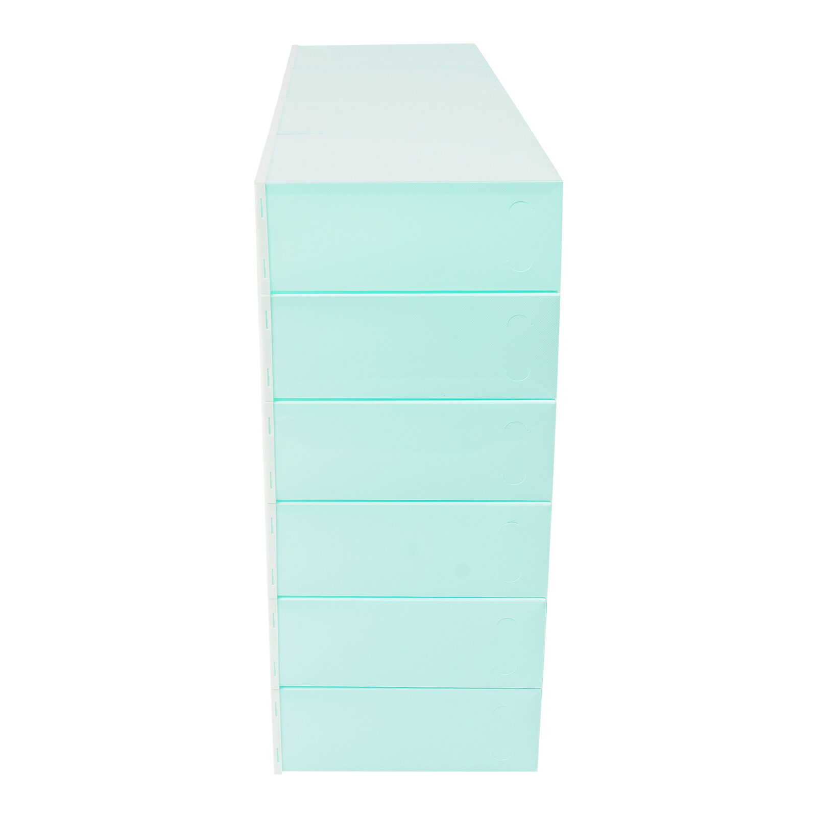 24PCS Shoe Storage Box Stackable Shoe Storage Organizer Container 33*23*14cm