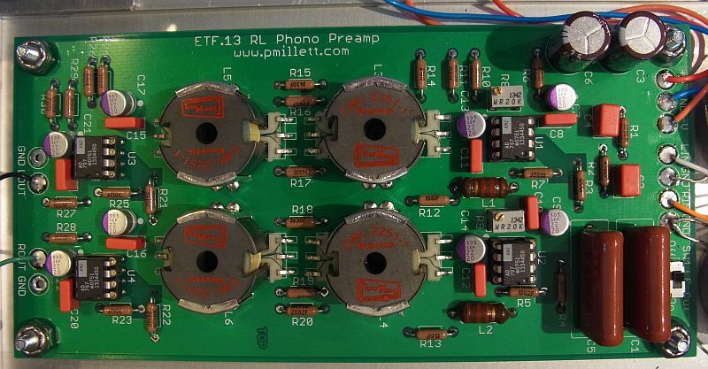 DIY PCB - Solid-state LR phono preamp