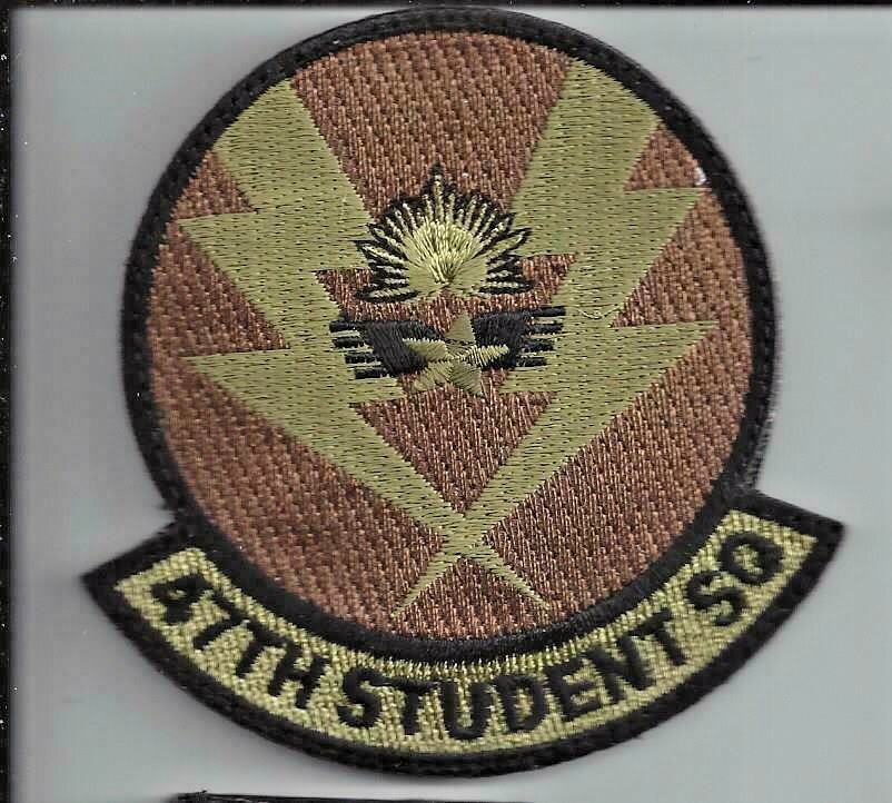 PATCH USAF 47TH STUDENT SQ  OCP LAUGHLIN AFB TEXAS