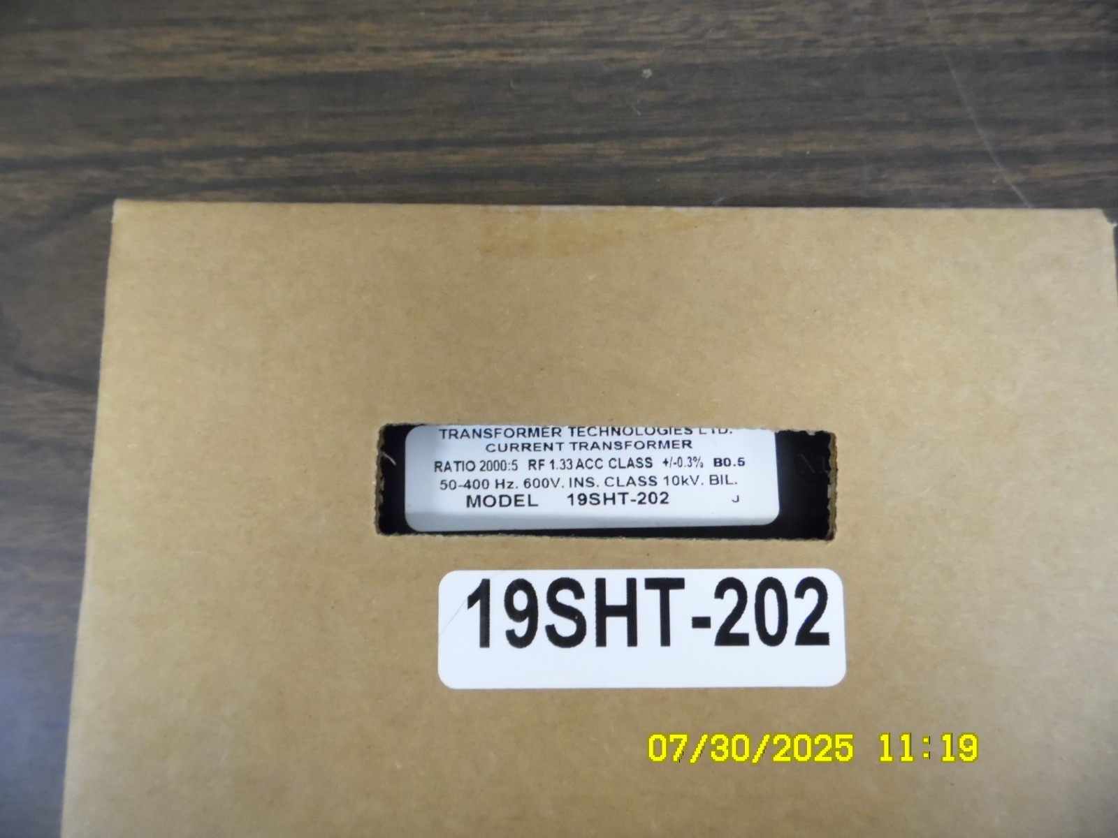 TRANSFORMER TECHNOLOGIES 19SHT-202