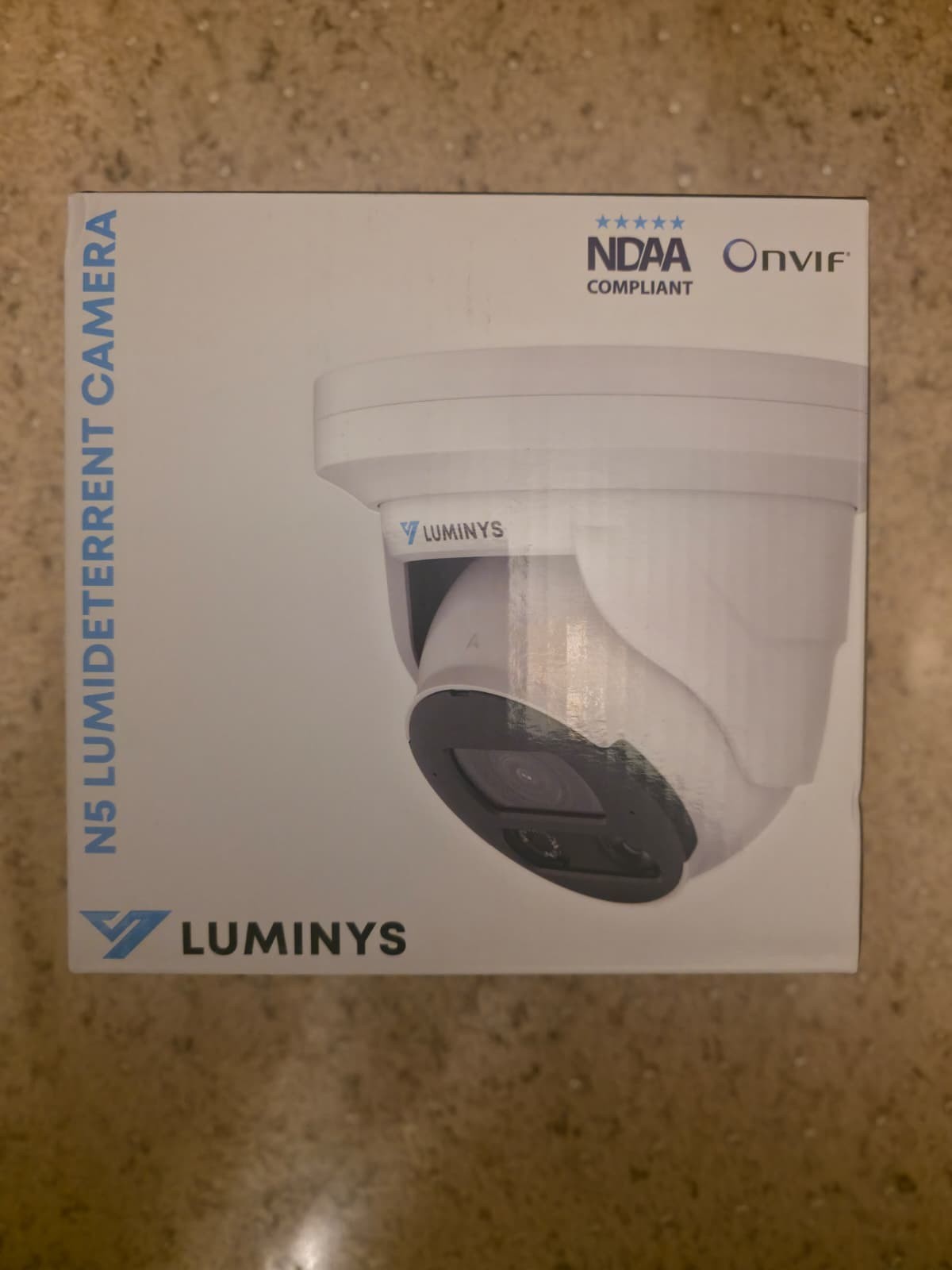 Luminys N5T-4LA2 4MP Security Camera 2.8 mm 110° Wide Angle Lens - White