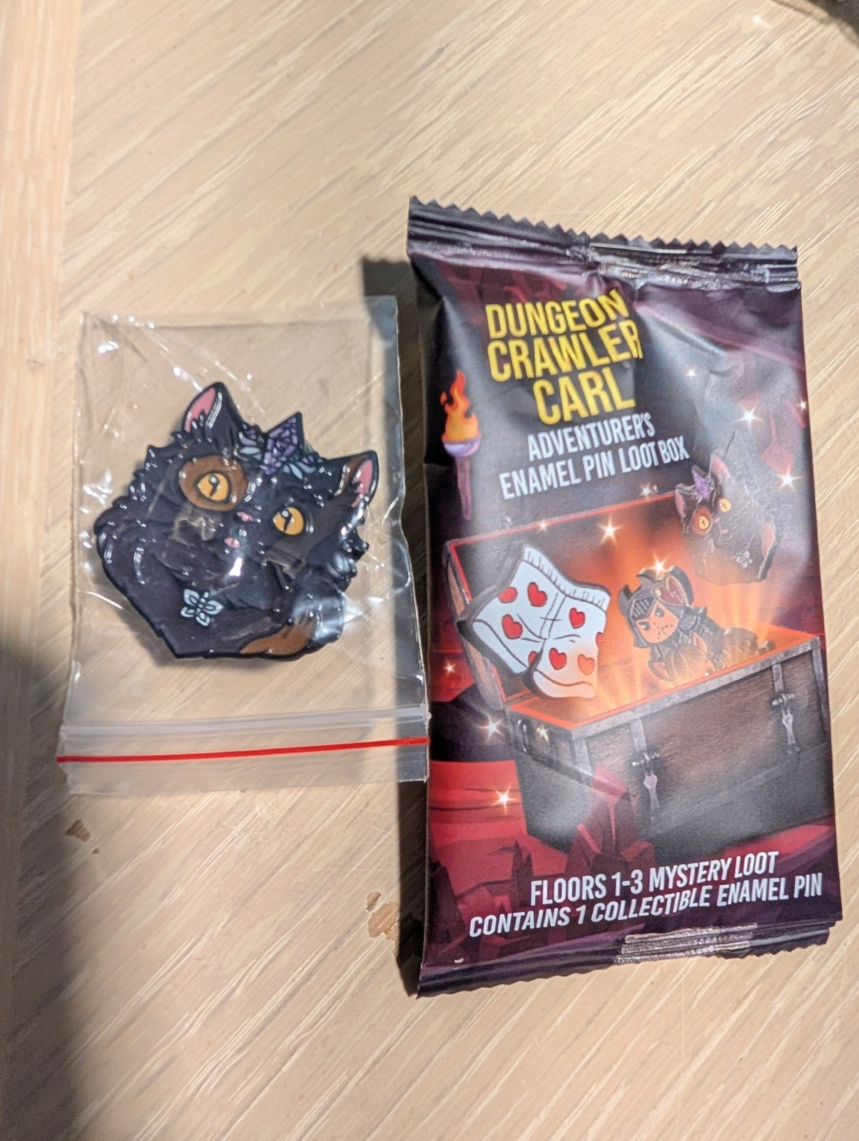 Dungeon Crawler Carl Enamel Pin, Common Pin: Princess Donut With Crown