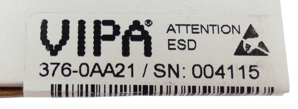 VIPA 376-0AA21 E-Stand: 01 memory module / memory module -sealed-