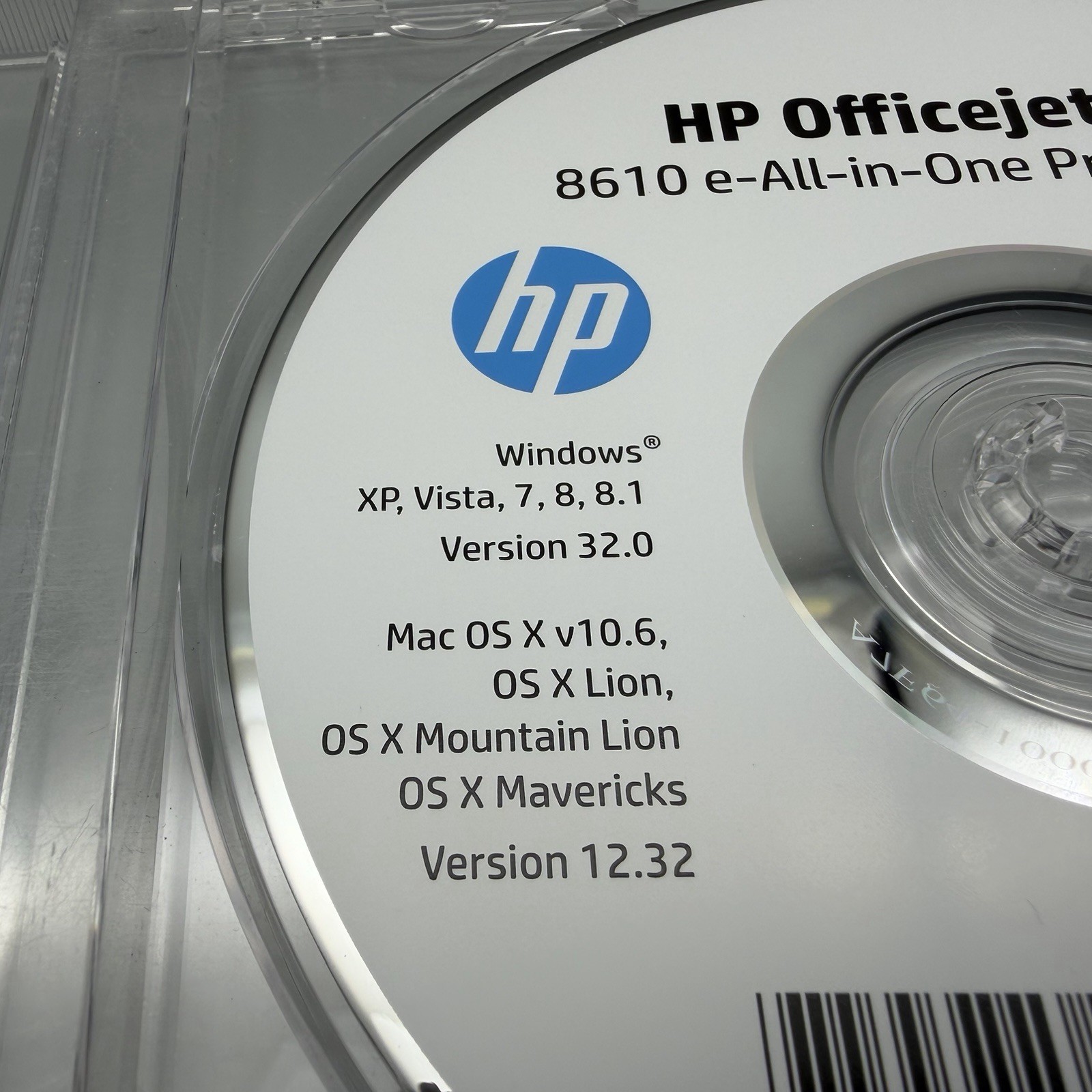 HP Officejet Pro 8610 e-All-in-One Printer Series Drivers & Software DISC ONLY