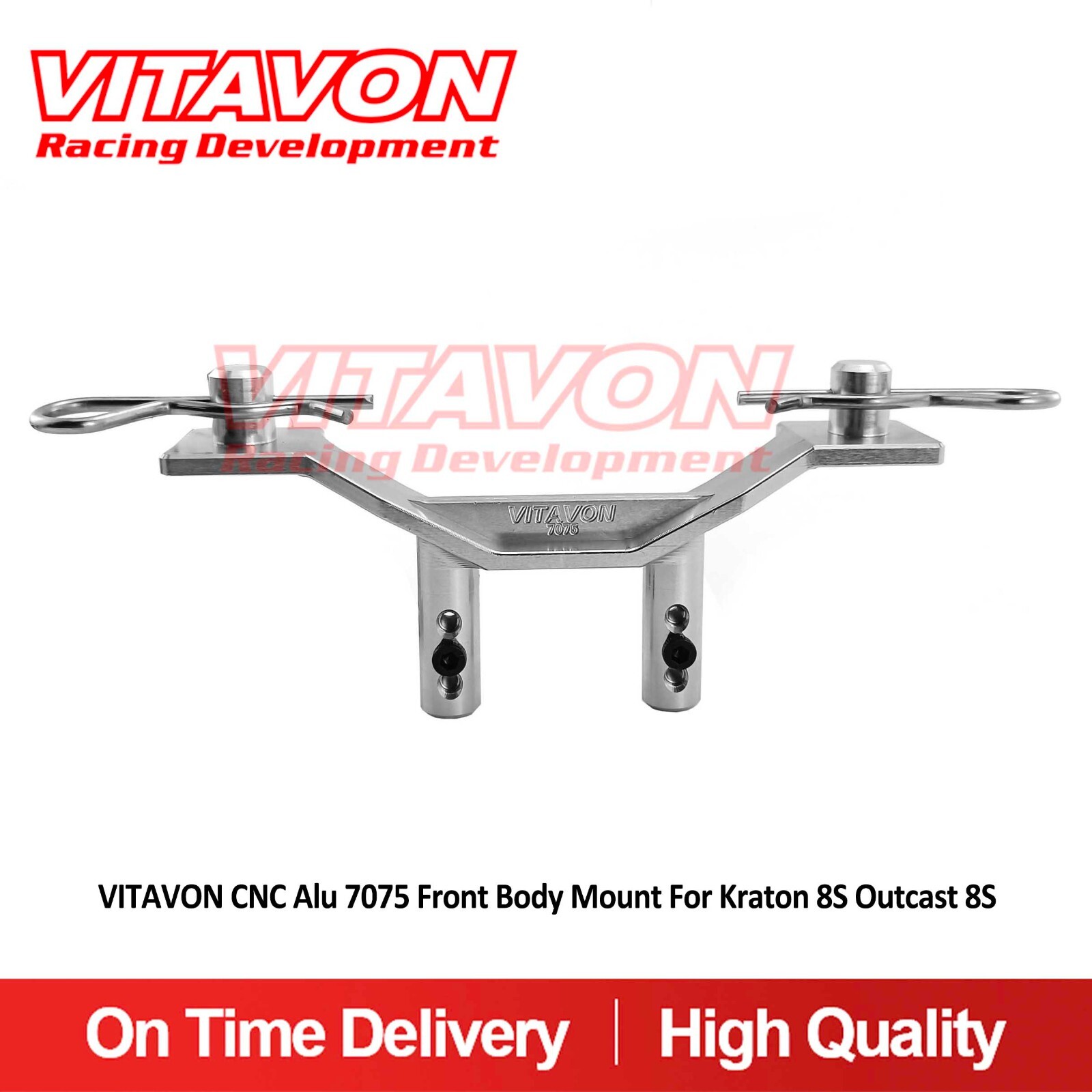 Vitavon CNC Alu 7075 Front Body Mount For Kraton 8S