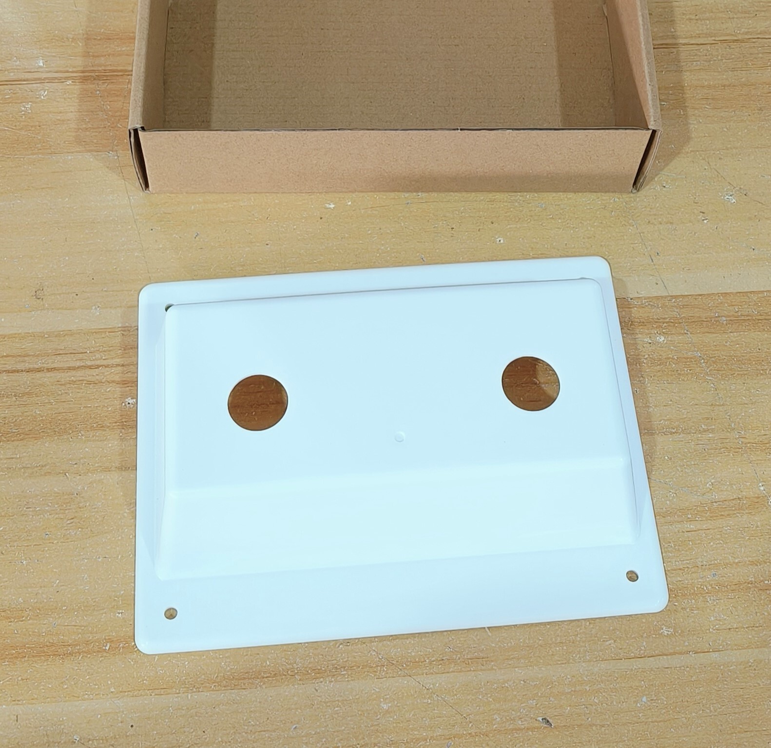 Faucet Bezel Stand Off Faucet Cover Replacement, White, Faucet Holes 4 inches