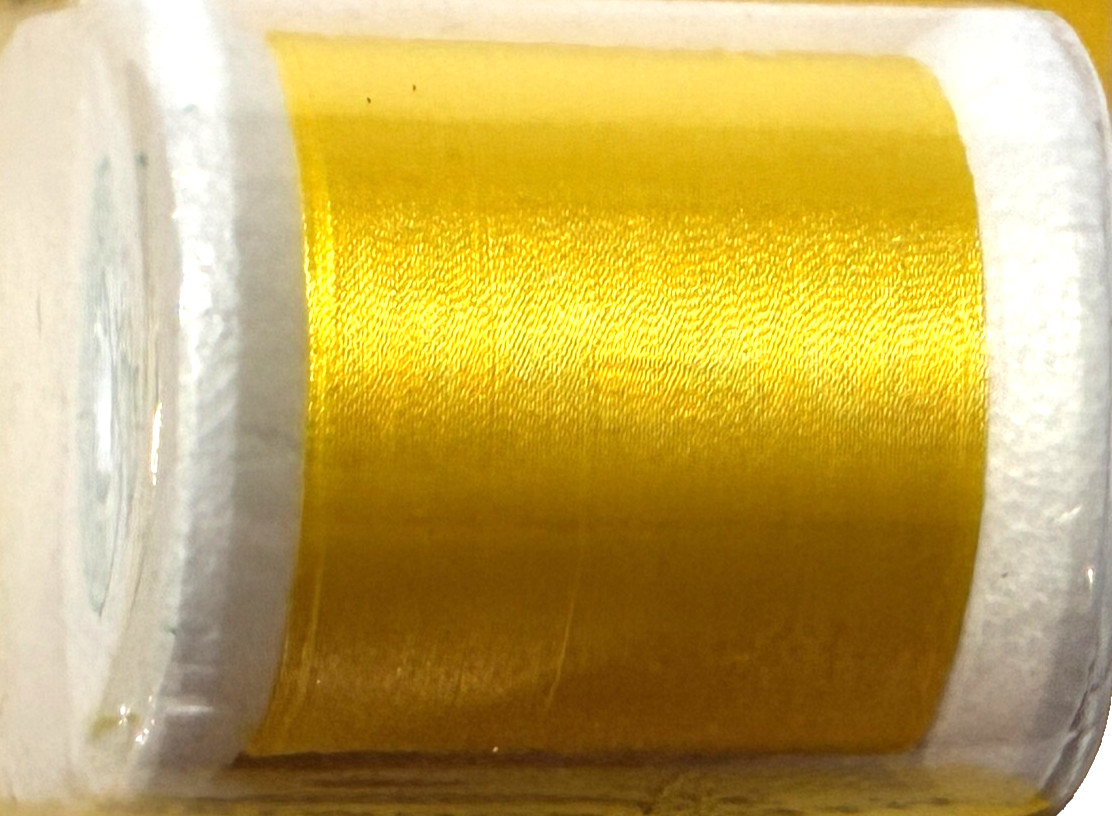 Gudebrod Nylon Thread SET OF THREE Type A Yellow 100-Yard Spool