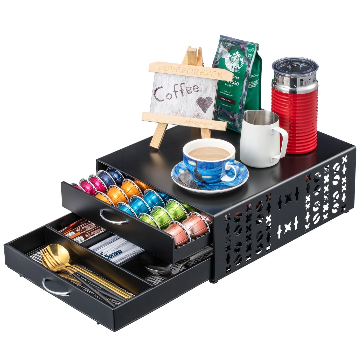 Flagship for Vertuo Pod Holder Coffee Accessories Organizar for Nespresso Pod...