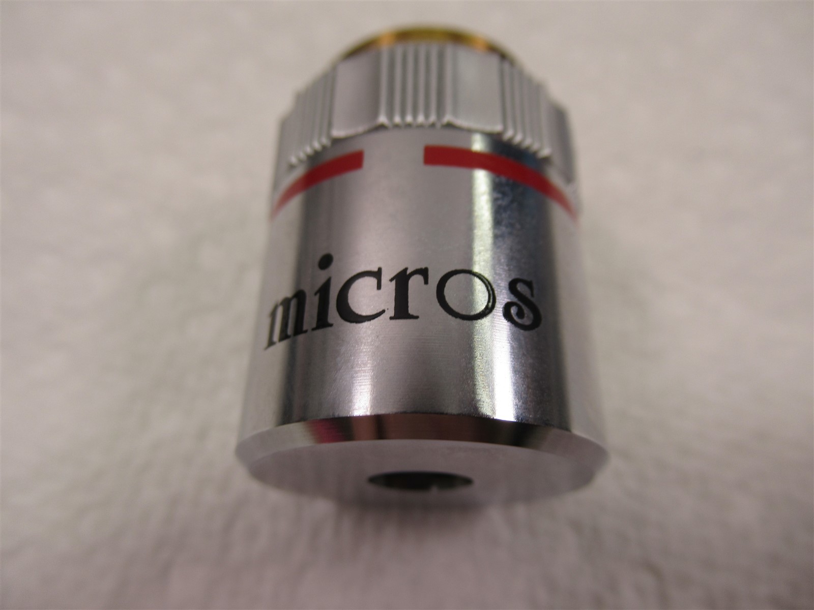 Micros Austria 4x Microscope Objective Lens 0.10 Plan Infinity Corrected