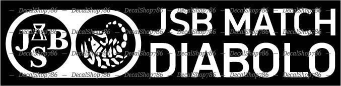 JSB Ammunition - Hunting/Shooting - Car/SUV Vinyl Die-Cut Peel N' Stick Decals