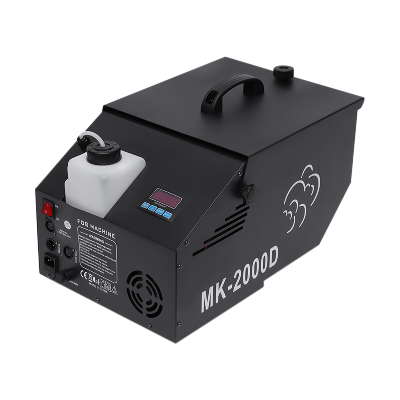 Low-Lying Fog Machine Wedding DJ Stage Smoke Effect DMX Dry Ice Fogger w/Remote