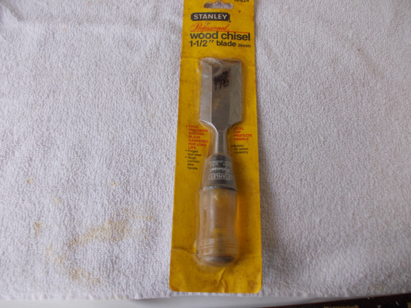 Stanley 1 1/2 wood chisel Professional USA NOS carpenters tool