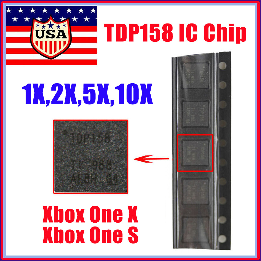 10X OEM HDMI Control IC Chip TDP158 Replacement Part For Microsoft Xbox One X