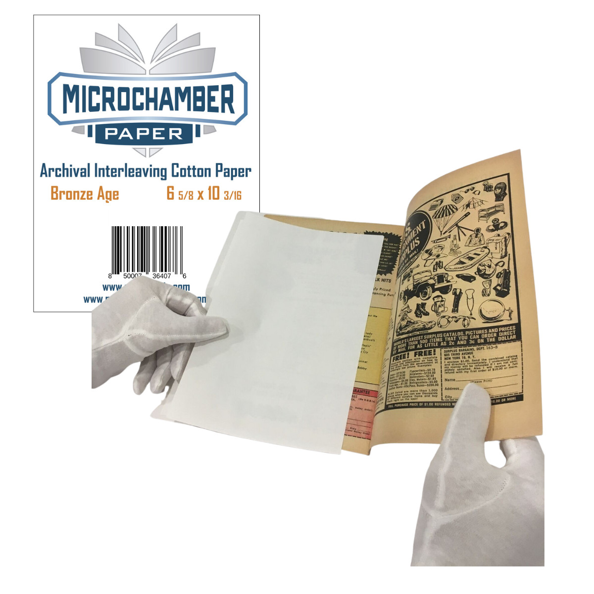 MicroChamber Paper 100 Bronze Comic Book Archival Sheets Acid-Free Preservation