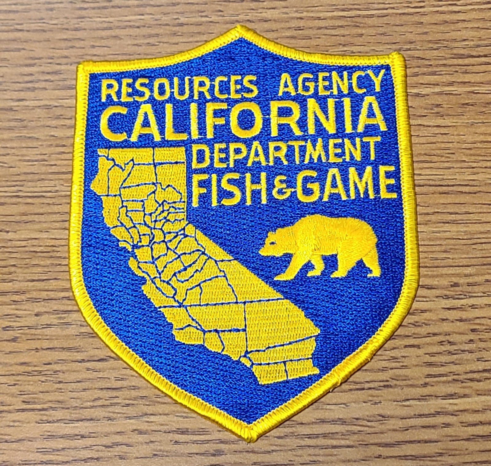 CA - California Dept of Fish & Game Wildlife Resources Agency Shoulder Patch