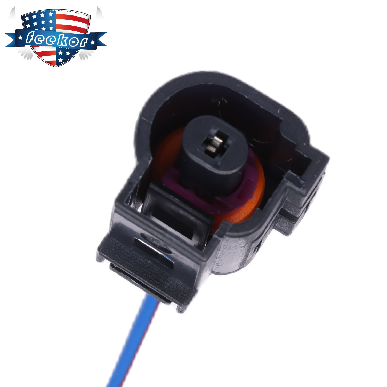 1-pin Oil Pressure Sensor Connector Pigtail Fit for 2008-2017 VW Audi 1J0973701A
