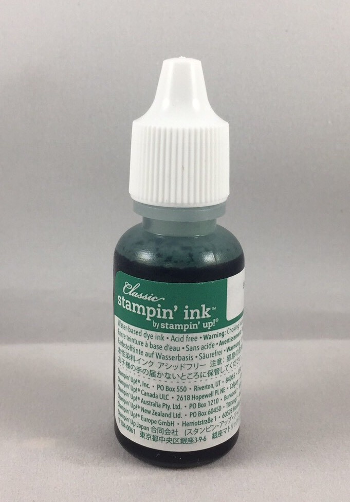 EMERALD ENVY Reinker by Stampin Up Classic Ink, Refill New In Color 2016-18 A18