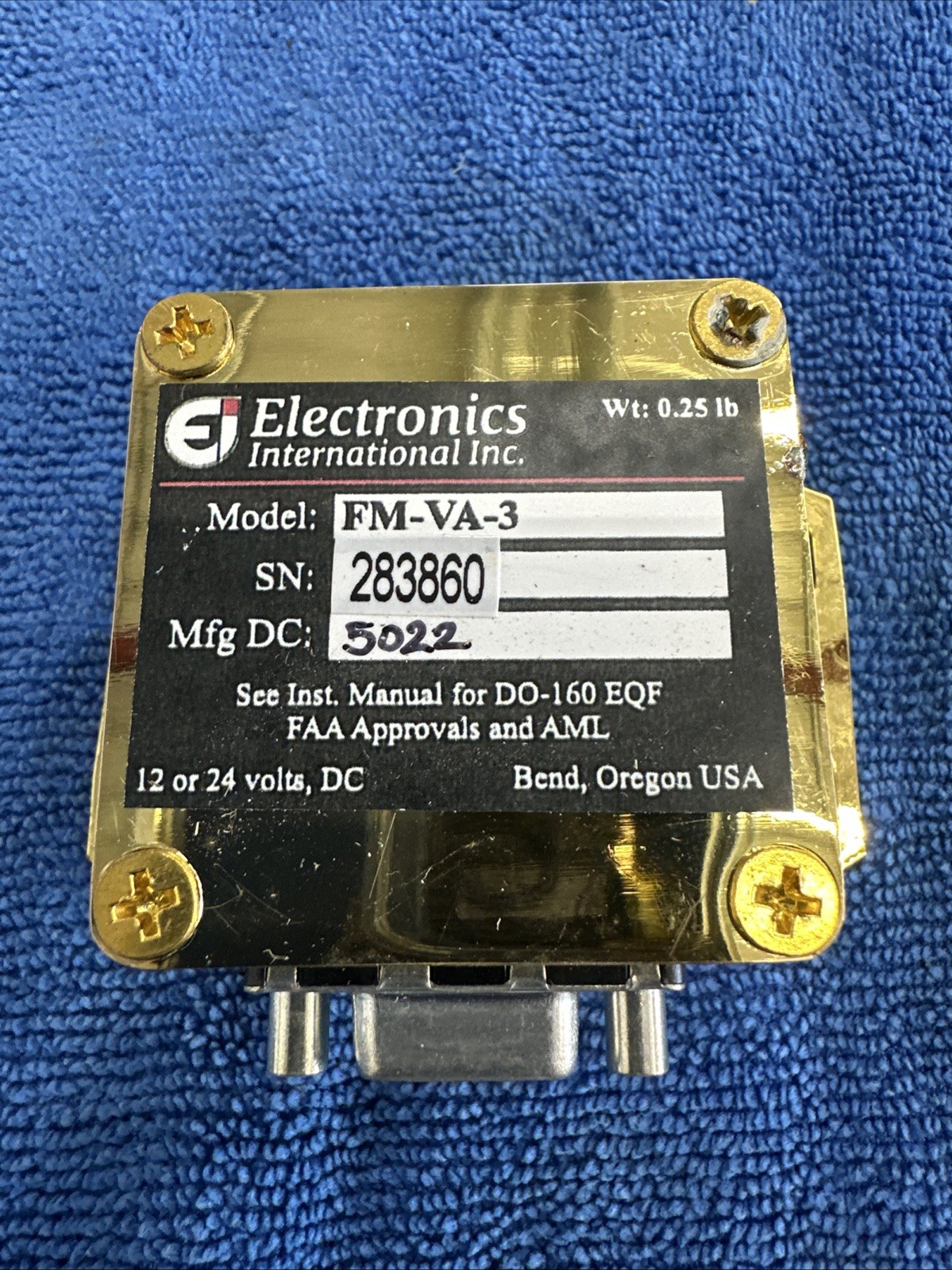 Electronics International FM-VA-3 Voltage And Amperage module With Shunt