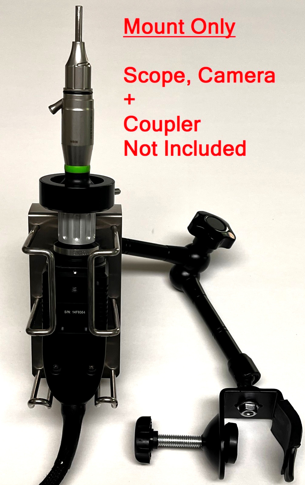 Rigid Endoscope Endoscopy Scope R. Wolf Camera Holder Mount Dock Table Pole Desk