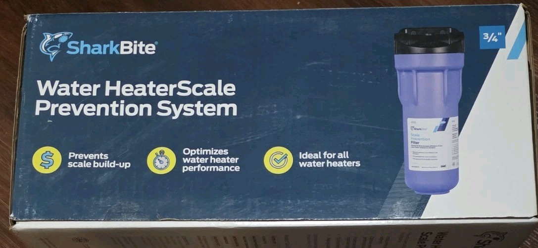 SharkBite Water Heater Scale Preventor System + Replacement Filter Bundle – NEW