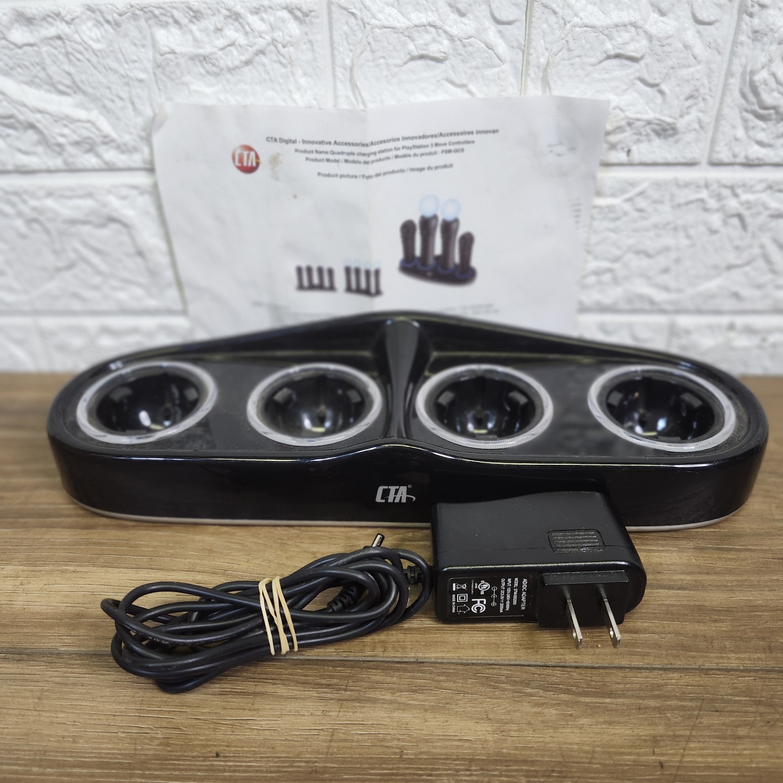 CTA-4 Port Quadruple Charging Station for PlayStation Move Controllers Tested