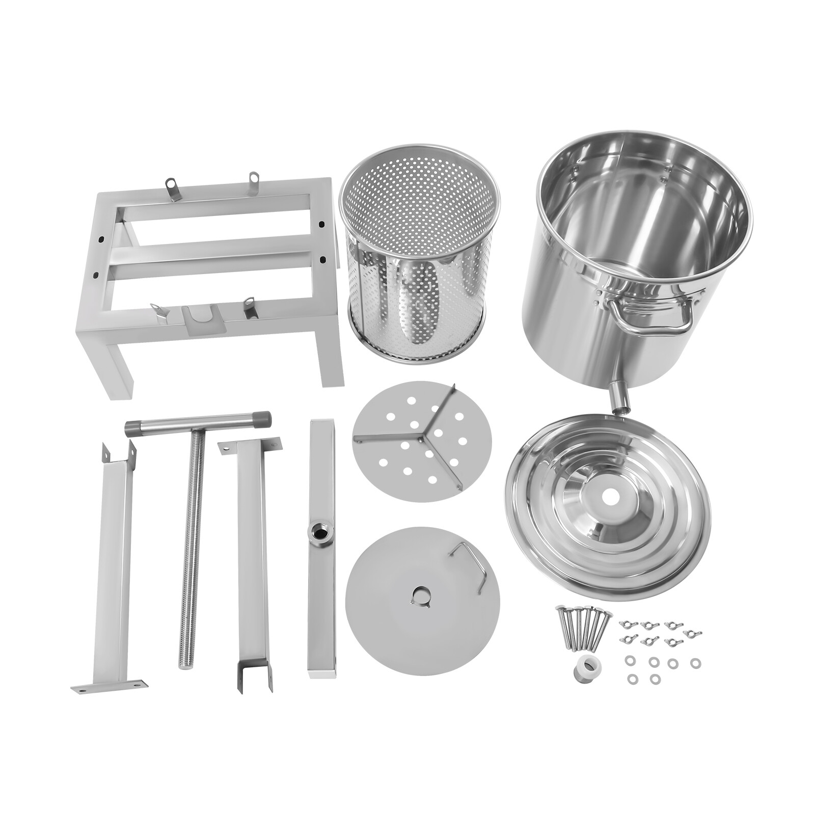 2.6gal Fruit Wine Cider Press  Grapes Crusher Juice Maker Juicer Making