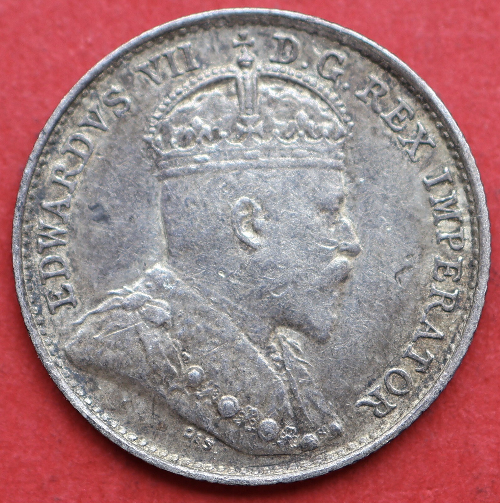 1908 Canada 5 Cents Small 8 - AU - Lot#11125