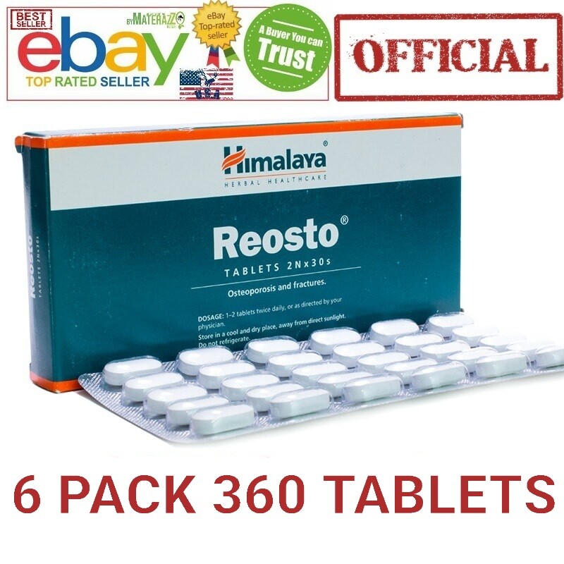 Reosto OFFICIAL USA 6 BOX 360 TABLETS Prevents Osteoporotic Fractures
