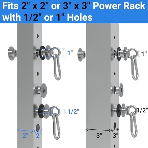 Nordic Hamstring Curl Attachment - Quick-Install, Leather Padding for Power Rack