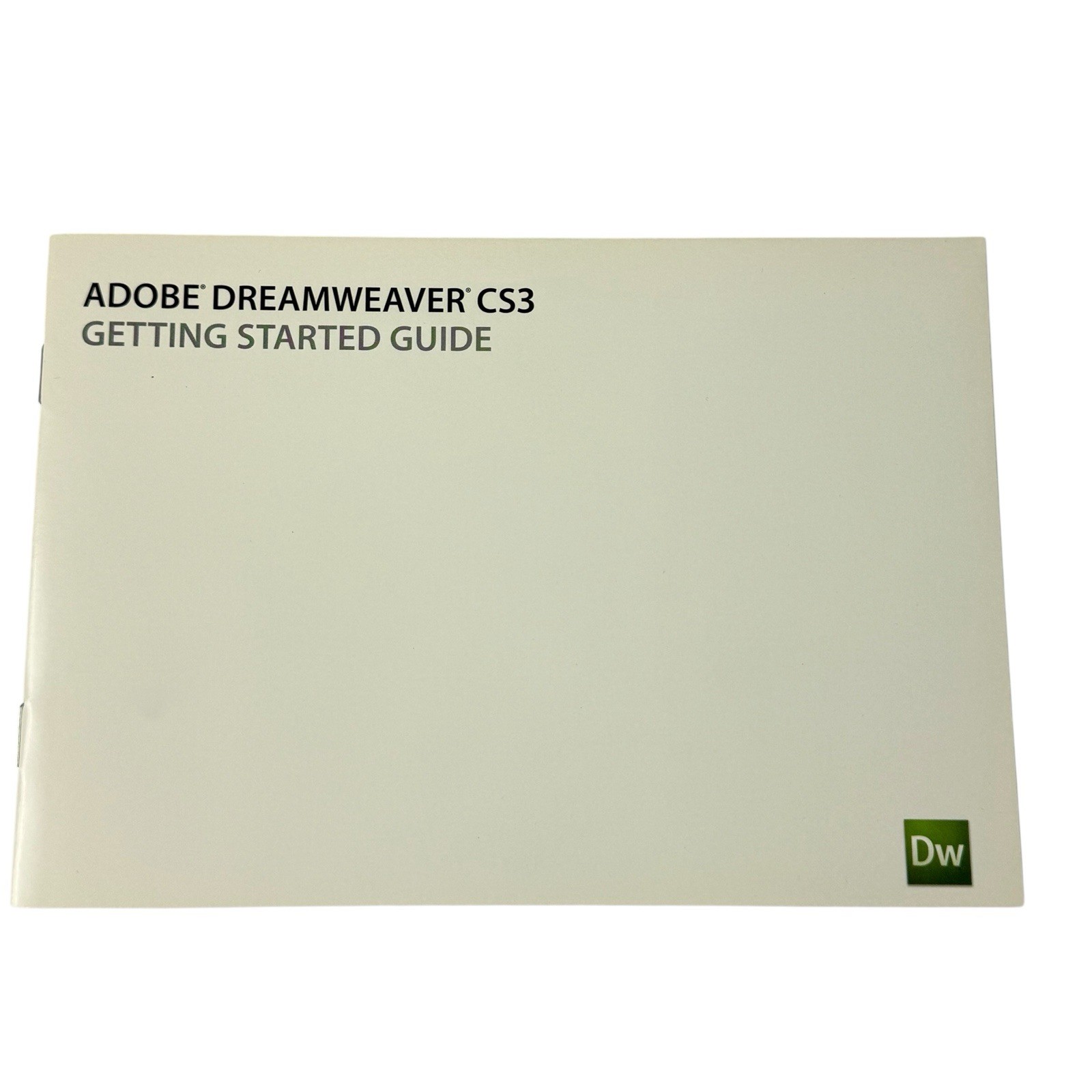 Adobe Dreamweaver CS3 Complete Software w/ Product Key + Training DVDs