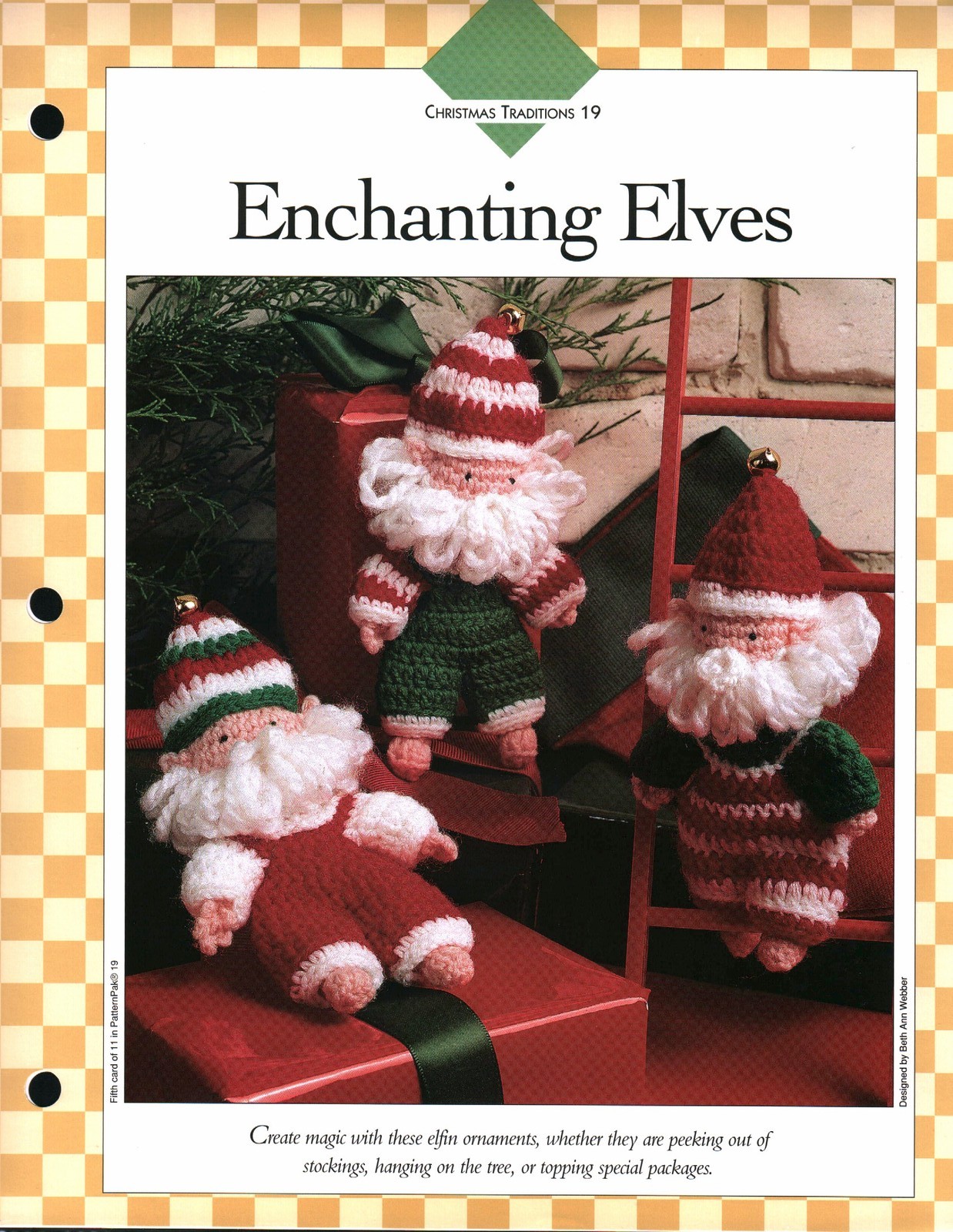 Enchanting Elves - Christmas Trads 19 | Vanna Crochet Faves 85190-F