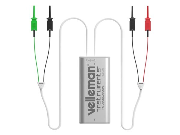 [ Whadda Velleman PCSU02 ] Mini 2 Channel USB PC Scope