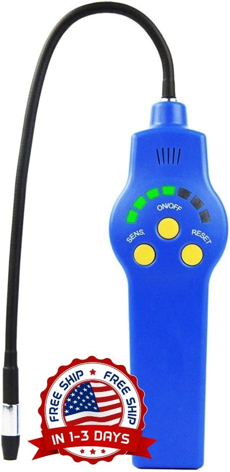 Detector de fugas Detector de gas halógeno automotriz Alimentado por batería NEW