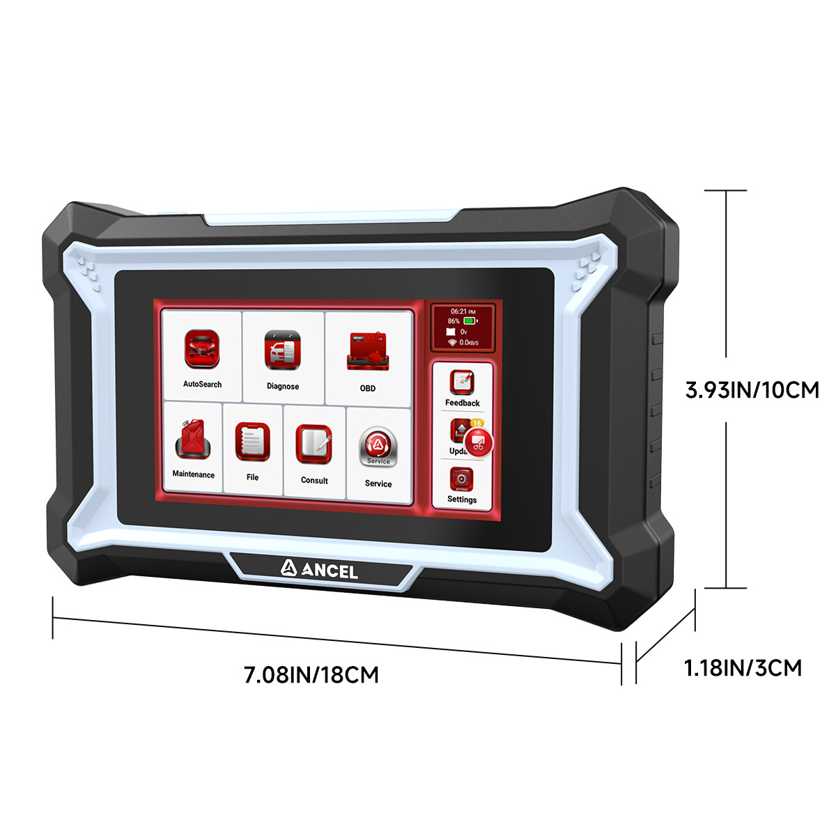 Car OBD2 Scanner Diagnostic Tool All System Check Engine Code Reader ABS SRS DPF