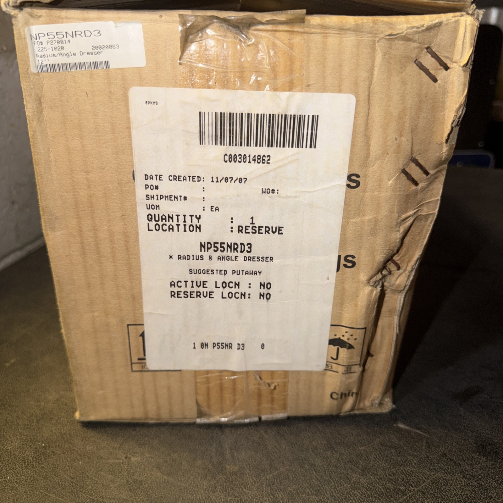 Radius Angle Dresser NP55NRD3 Machining Tool