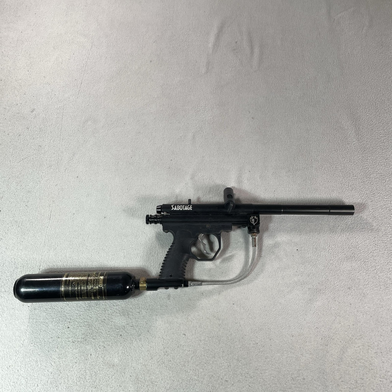 Diablo Sabotage Paintball Marker Black Mechanical .68 Sports Outdoor Competition