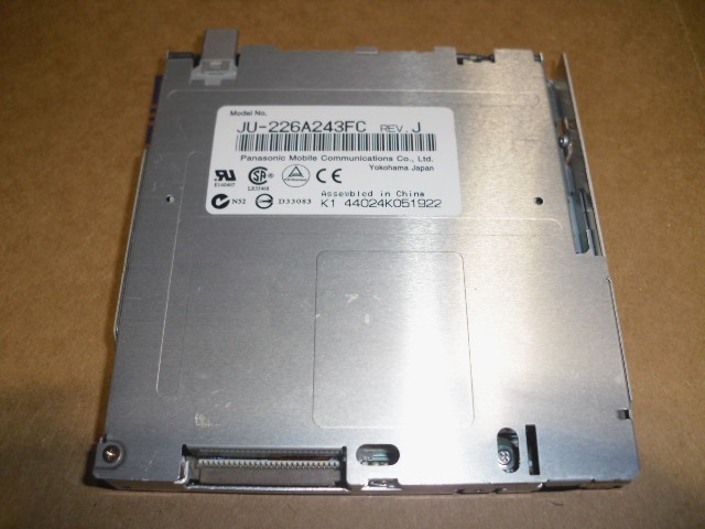 Panasonic JU-226A243FC  floppy drive,  1.44MB. For laptop
