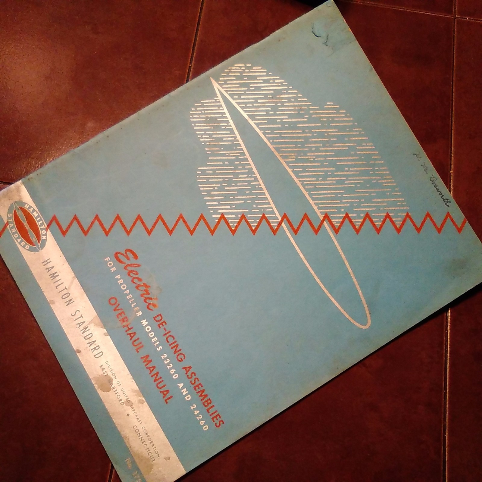 Hamilton Standard Electric De-Ice Assys for Props 23260 & 24260 Overhaul Manual