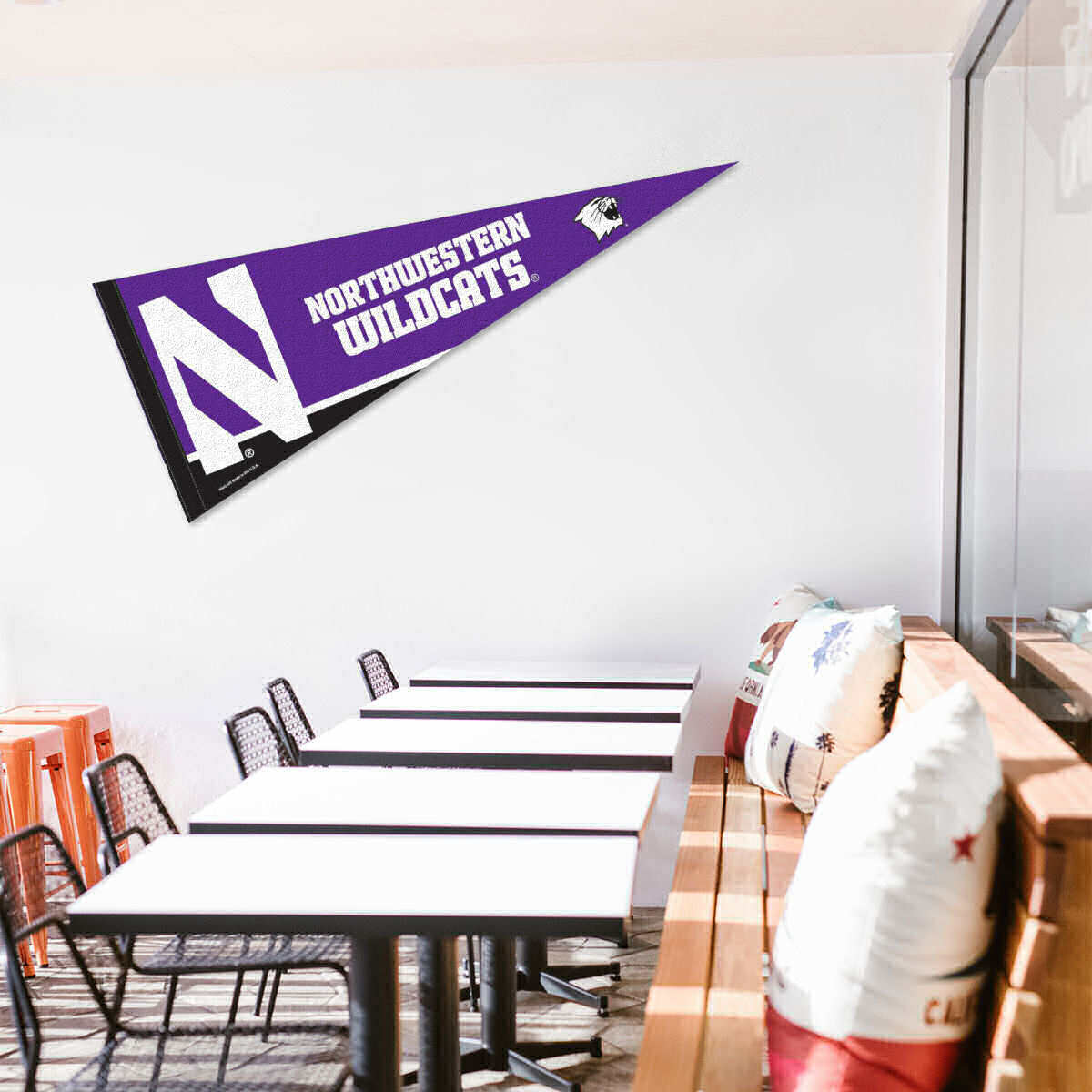 Northwestern University 12x30 Felt Pennant