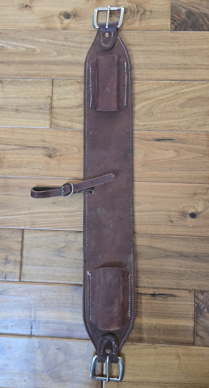 Leather Back Cinch 34" Rear Flank Western Horse Tack Quality Roper