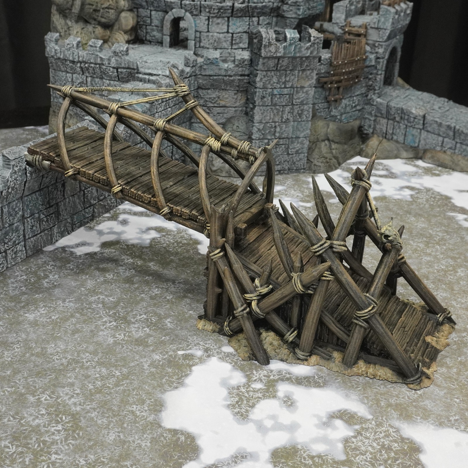 Siege Tower Kingdom of Saxonia 28mm Tabletop Terrain LOTR Middle Earth