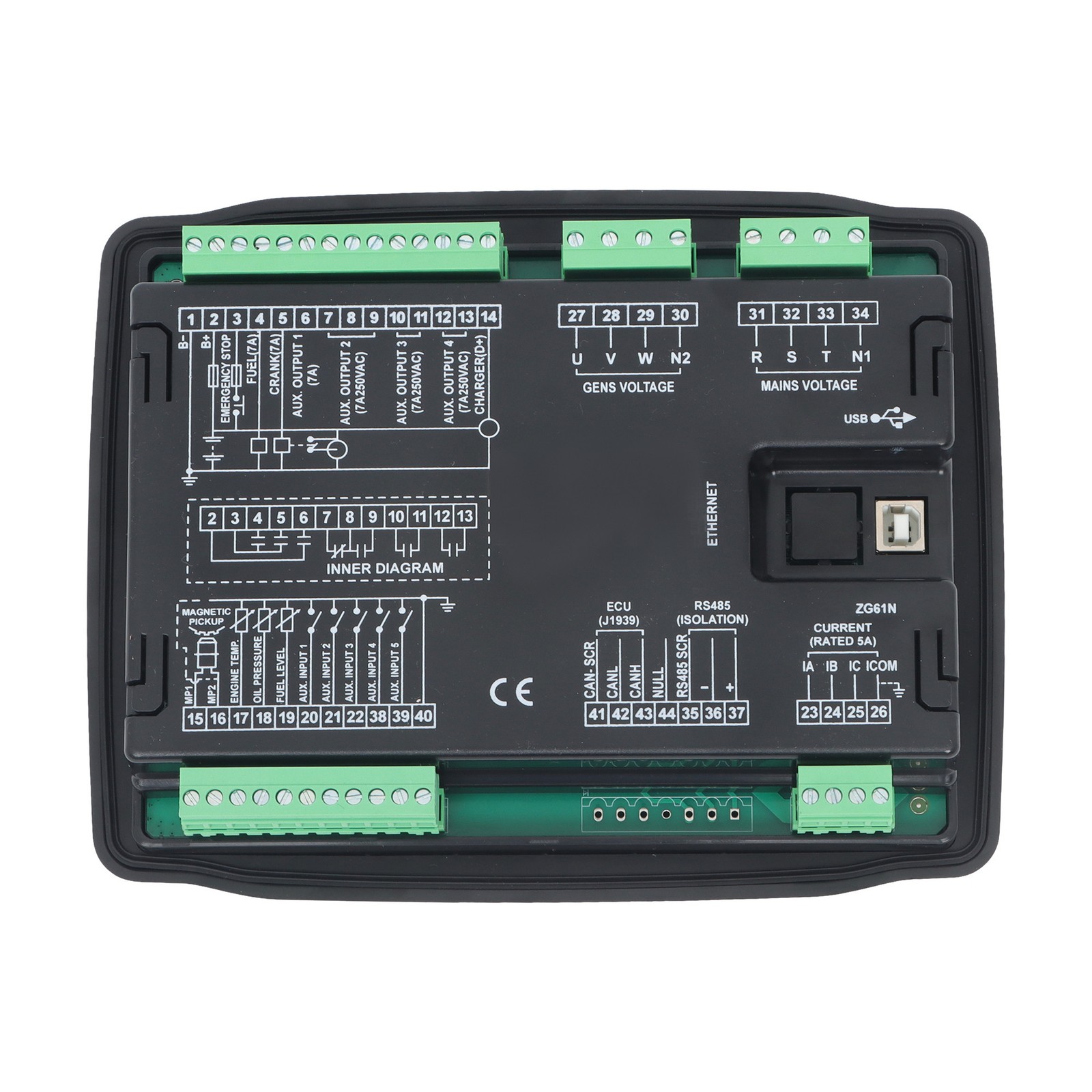 LABLT HGM6120N Genset Controller Generator Automatic Start Module DC(8-35)V