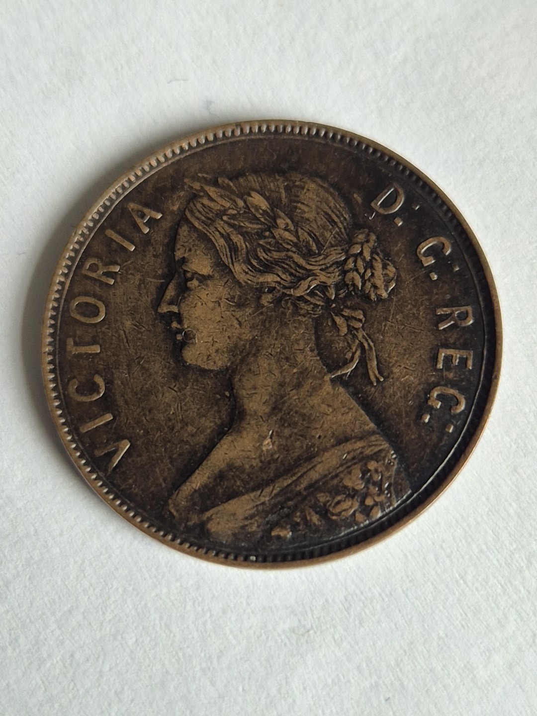 1880 Canada Newfoundland One Cent Coin